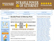 Tablet Screenshot of durablepoa.com